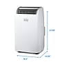 Black & Decker 115-Volt 12,000 BTU 8,150 (BTU DOE) Portable Air Conditioner with Remote, White (BPT08WTB)~#|#~0FC1F76E-2CFA-4991-A38A410D9C6E98D2_sc7