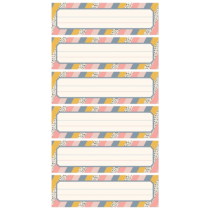 Carson Dellosa Education We Belong Nameplates, 9.5" x 2.8", 36/Pack, 6 Packs/Bundle (CD-122155-6) image 1