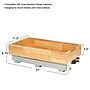 Household Essential Artisan Wood & Steel Pull-Out Cabinet Shelves, Natural (HH4221-1)~#|#~0FC894E8-F4CC-4AED-87BE652A682B08C5_sc7
