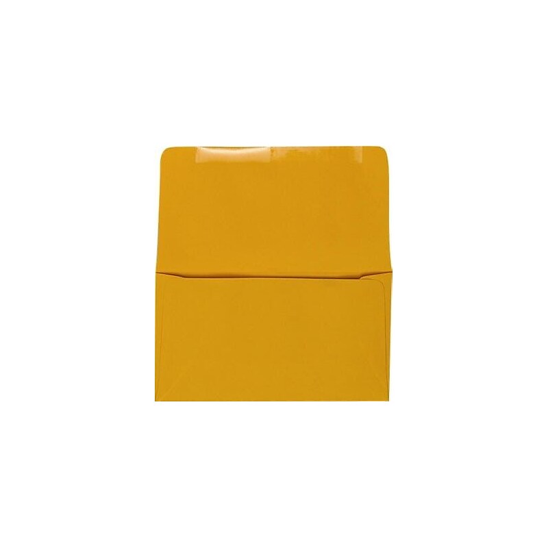 JAM Paper #6 3/4 Booklet Envelopes, 3 5/8" x 6 1/2", Goldenrod, 50/Pack (R0264-50) image 1