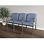 Lesro Weston 3-Seat Tandem Seating, Chambray Light Navy/Pewter (WS3103.WPW-01CHLN)~#|#~0FCC996A-F12B-49E7-987D42F59E48FDDA_sc7