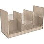 Flash Furniture Bright Beginnings 5-Section Storage Unit, 16"H x 31.5"W x 13"D, Brown (MK-KE24558-GG)~#|#~0FDB0714-A517-47EA-8F2B8B98BE362FAC_sc7