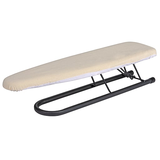 Household Essentials Small Space Ironing Board, Tan/Black (HE1148