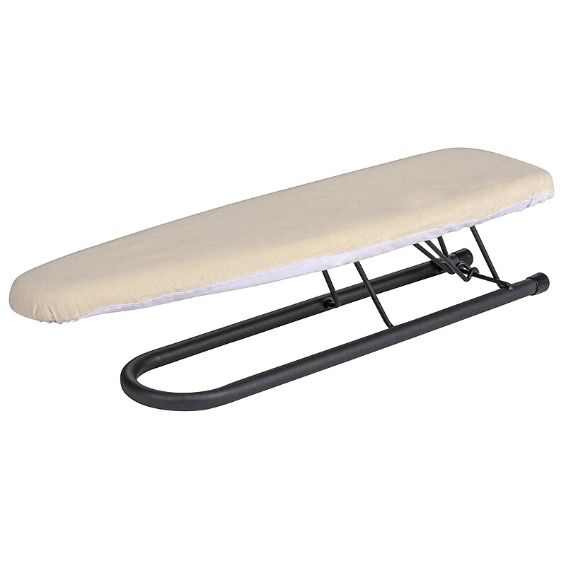 Household Essentials Small Space Ironing Board, Tan/Black (HE1148) image 1