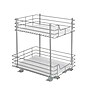 Household Essentials Brushed Steel Two-Tier Pull-Out Pantry Organizer (HH25310-1)~#|#~0FE42354-787A-4598-986CD049533EA2DD_sc7