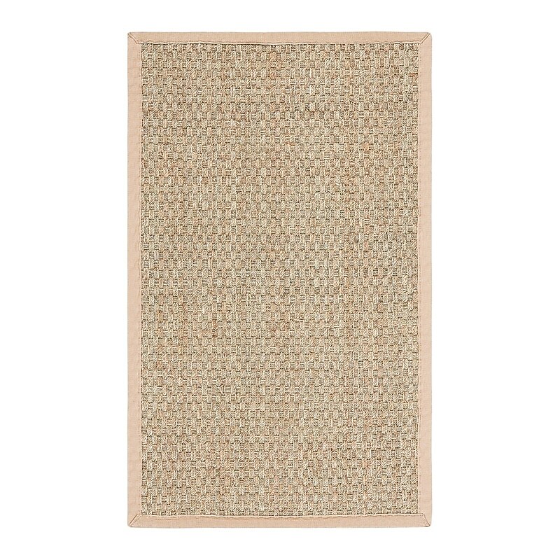 Safavieh Natural Fiber Collection 3' x 5' Rectangle Indoor Area Rug, Machine Made, Natural/Beige (NF114A-3) image 1