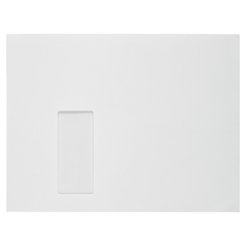 LUX 8 3/4 x 11 1/2 Booklet Window Envelopes 50/Pack, 28lb. White (811BW-28W-50) image 1