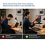 Uncaged Ergonomics CD4 16.25" x 12.25" Adjustable Standing Desk Converter for Laptops, Black (CD4-B)~#|#~0FEAC635-1A52-4882-ADC5D4EA4AB394A7_sc7
