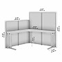 Bush Business Furniture Office in an Hour 63"H x 65"W L-Shaped Cubicle Workstation, Mocha Cherry (WC36894-03K)~#|#~0FECE553-D0E8-40C9-A1DF00DA8607341A_sc7