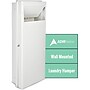 AdirHome Built-In Wall Laundry Hamper, White, 38.25" H x 7.25" W x 3.62" D~#|#~0FEFD311-24B4-4734-B7F8161EED79F22A_sc7