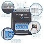Pyramid Punch Card Time Clock System, Charcoal (2650)~#|#~0FEFFEAE-8BDB-47ED-BE3735B83134718B_sc7