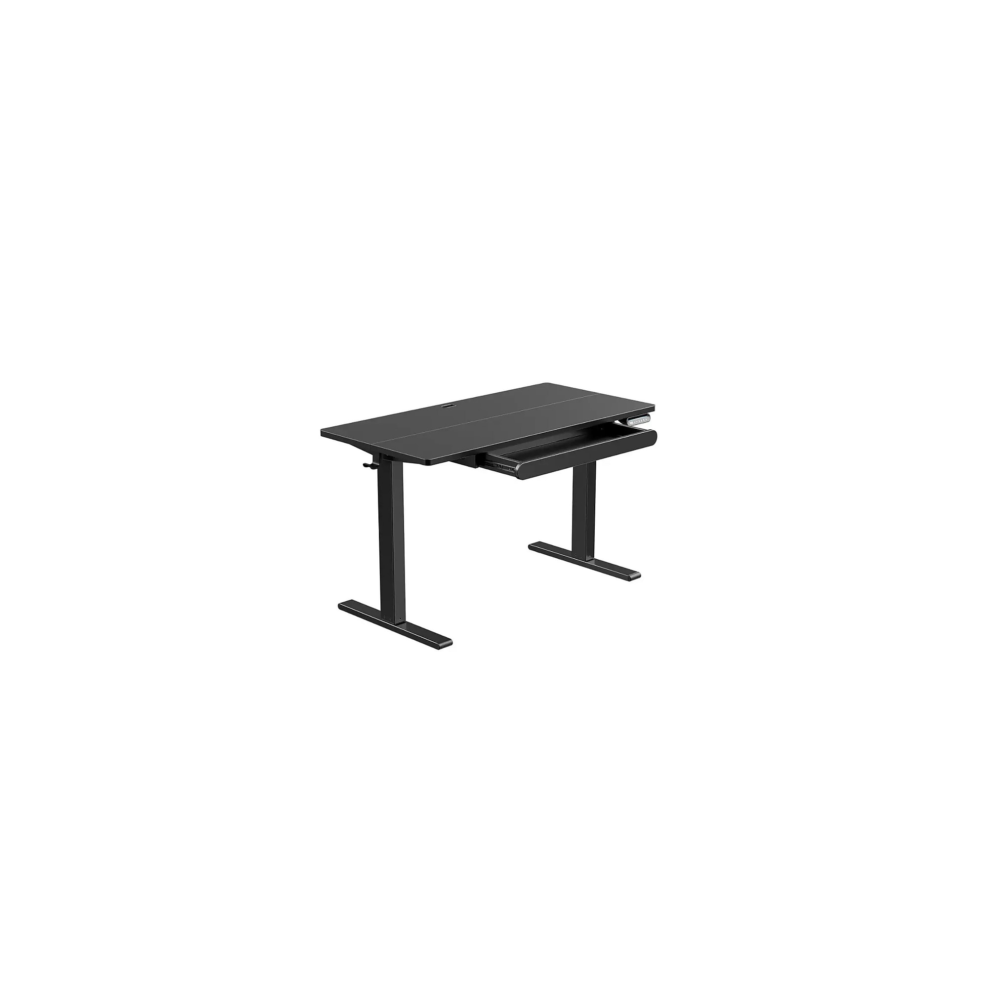 Huanuo 48″W Electric Rectangular Adjustable Standing Desk with Storage Drawer, Black (HNESD77B) Sansujyuku sansujyuku.com