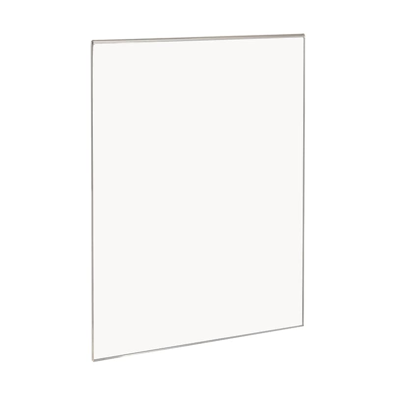 Staples Sign Holder, 8.5" x 11", Clear Acrylic, 10/Carton (ST62657) image 1