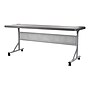 National Public Seating BPFT Flip-N-Store 72" x 24" Rectangular Activity Table, Charcoal Slate (BPFT-2472-20)~#|#~100F7970-6AE9-4551-9CAAD09CFF5F229F_sc7
