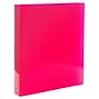 JAM Paper 1" 3-Ring Flexible Poly Binder, Fuchsia Pink (PB75239FU)~#|#~1010C492-AE16-438A-A0372B82A634A182_sc7