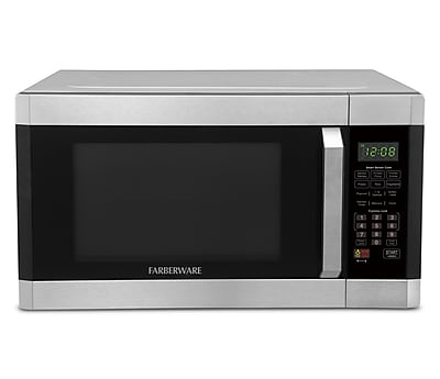 Farberware Professional 1.6 Cu. Ft. Countertop Microwave, Stainless Steel with Platinum (FMO16AHTPLB) Simolary simolary.com