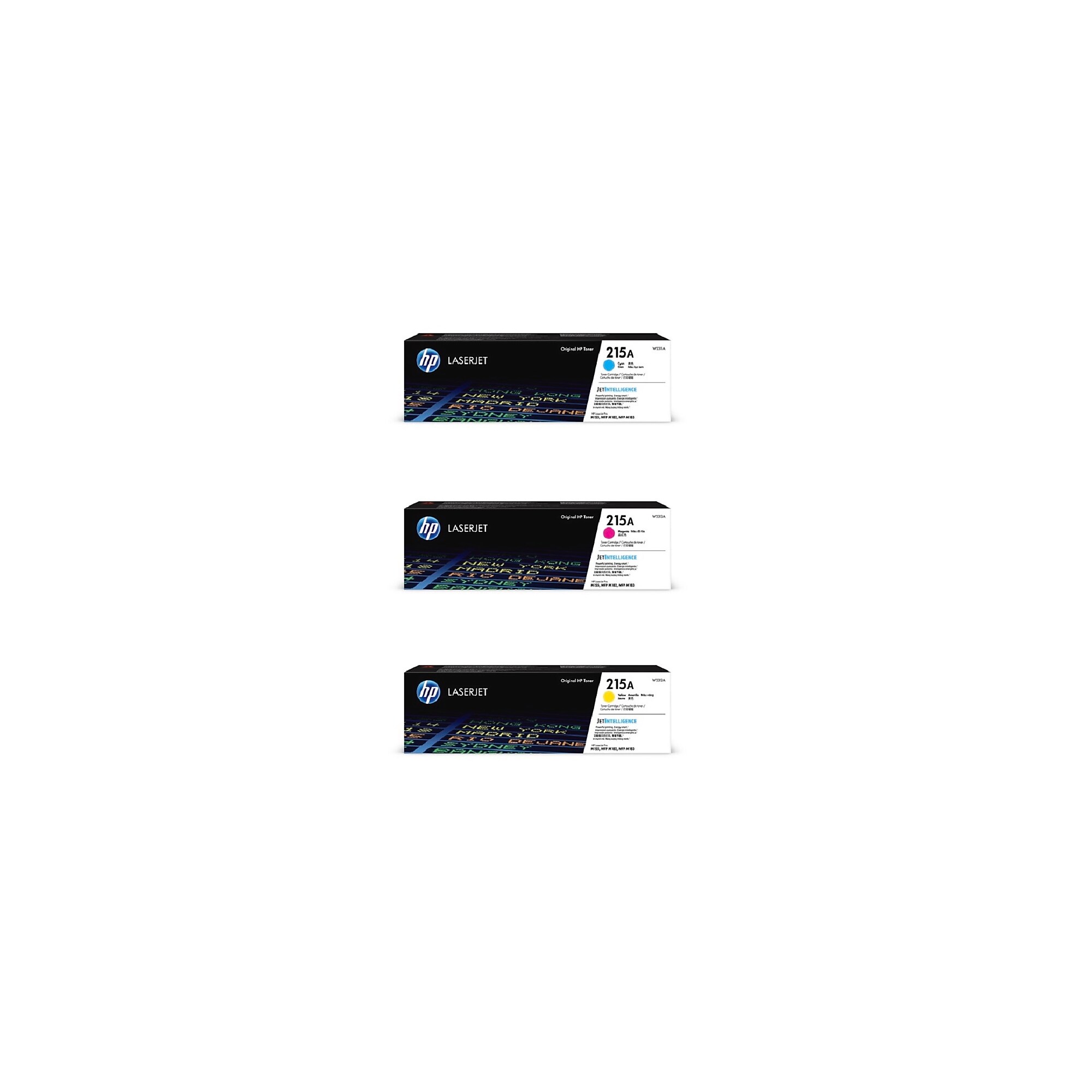 HP 215A Cyan/Magenta/Yellow Standard Yield Toner Cartridge, 3/Pack (W2311A-VB) Sansujyuku sansujyuku.com