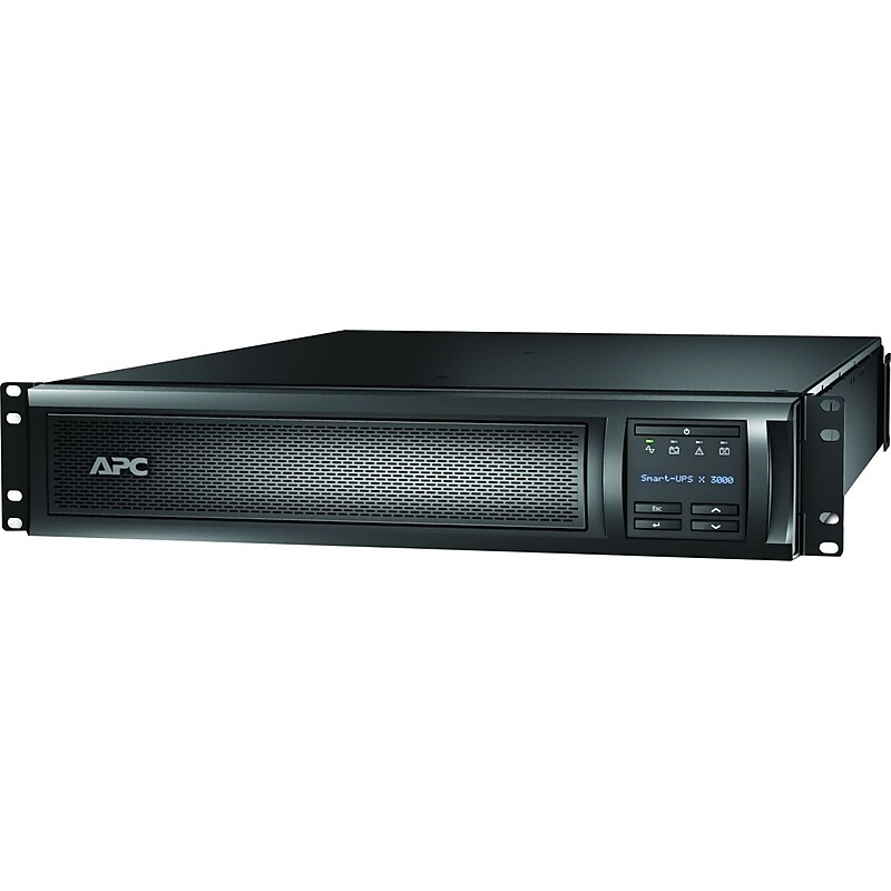 APC Smart-UPS X 3000VA Rack/Tower UPS, 7 Outlets, Black (SMX3000RMLV2U) image 1