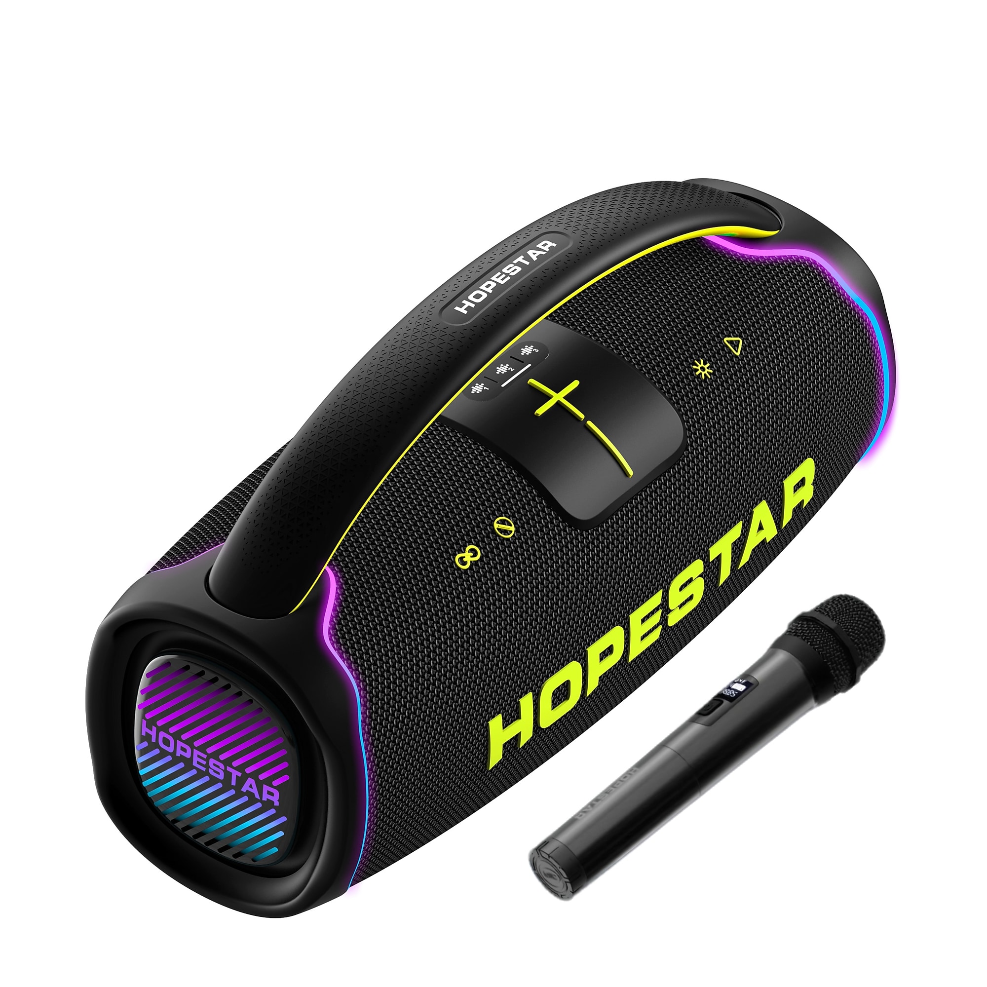 Worryfree Gadgets Hopestar Wireless Bluetooth 300W Portable Speaker, Water Resistant, Black (WA65-BLK) Sansujyuku sansujyuku.com