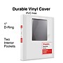 Staples 1" 3-Ring View Binders, D-Ring, White, 12/Pack (26432CT)~#|#~102B65F2-FB8E-4551-B376ACB6D8215772_sc7
