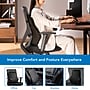Mount-It! Ergo Collection Memory Foam Full-Back Cushion, Black (MI-1106)~#|#~102CDAA7-780F-4E35-9302FA79378F6746_sc7