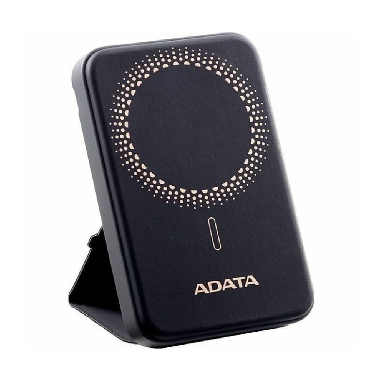 ADATA Magnetic Wireless Power Bank, 20W, 5000 mAh, Black (PR050-11BK) image 1