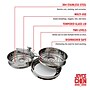 Joyce Chen 2-Tier Stainless Steel Steamer with Vented Glass Lid & Wok Adapter Ring, 10" (ESCLJ262510)~#|#~103623A0-F29F-41AA-9F341F348FCA3DCB_sc7