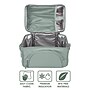 bentgo Deluxe Insulated Lunch Bag, 2-Compartment, Khaki Green (BGOBG2-KG)~#|#~103B6116-DD84-4D3E-B808D9617A8F5F70_sc7