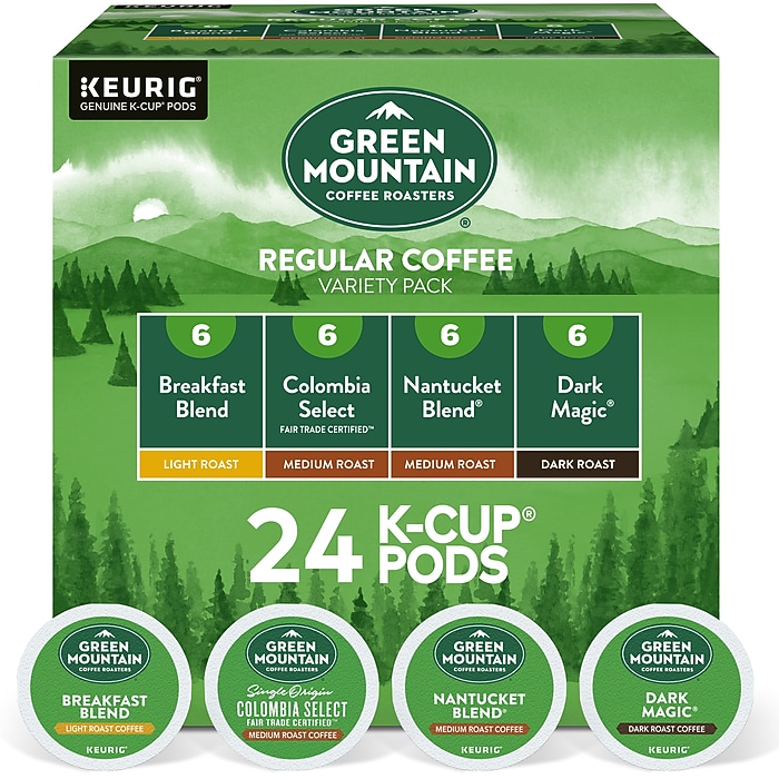 Green Mountain Variety Pack Coffee Keurig® K-Cup® Pods, 24/Box