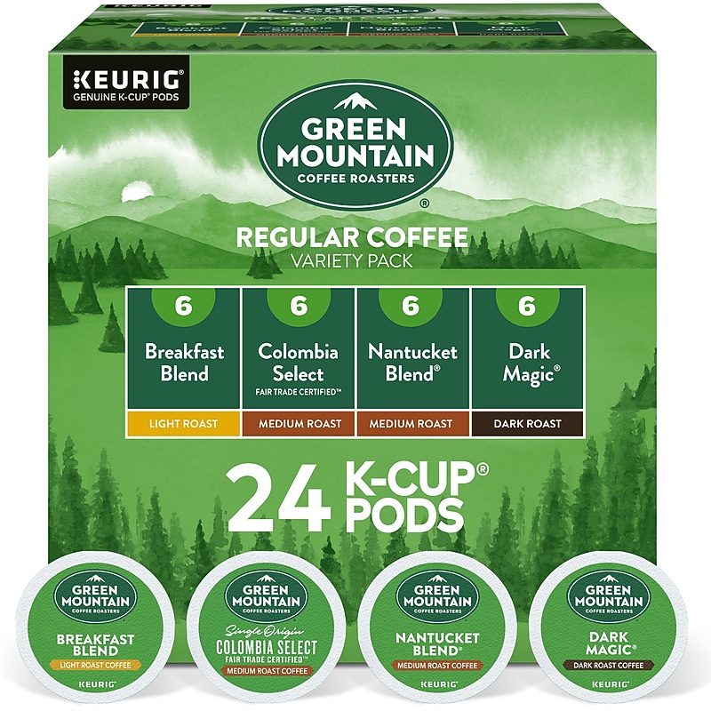 Green Mountain Variety Pack Coffee Keurig® K-Cup® Pods, 24/Box (5000374159) image 1