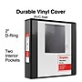 Staples 2" 3-Ring View Binders, D-Ring, Black, 6/Pack (55400CT/26443CT)~#|#~10452902-D92C-40E6-A33606AE9882C3AE_sc7