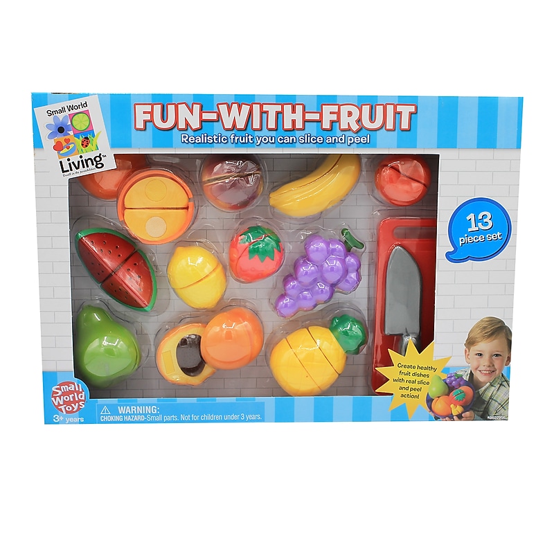 Small World Toys Fun-With-Fruit, Assorted Colors, 13 Pieces/Set (SWT8622956) image 1