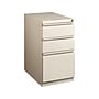 Staples Mobile Pedestal File Cabinet with Wheels, 3-Drawer, Putty~#|#~sp49507767_sc7