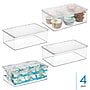 iDESIGN Hinged-Lid Organizers, Clear, 4/Set (27813M4)~#|#~104AAC17-F2FD-4E5C-B53EF94047AB7B5F_sc7
