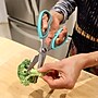 Westcott Kitchen 8.5" Titanium Heavy Duty Kitchen Utility Scissors, Teal (00827)~#|#~104BEB06-381F-4132-983950F52C8D0108_sc7
