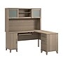 Bush Home Somerset 60"W L Shaped Computer Desk with Hutch, Ash Gray (SET002AG)~#|#~104CABE1-5410-4384-B28FE52B778E4F58_sc7