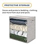 Whitmor Tall Storage Bag with Window, Gray (5455-12084)~#|#~104E5274-7CBF-43EE-82FEEE58814FAFC8_sc7