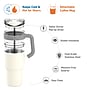 ASOBU Explorer Stainless Steel, 34 oz., White, (ADNASM80W)~#|#~104F18BE-324F-4179-9BA1DF3E7E033BD7_sc7