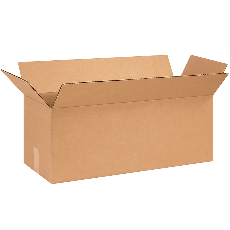 26" x 10" x 10" Shipping Boxes, 32 ECT, Brown, 25/Bundle (261010) image 1