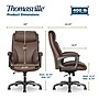 Thomasville Danvers Ergonomic Polyurethane Big & Tall Chair, 400 lb. Capacity, Dark Walnut Brown (52403-DBRN)~#|#~1055ECB4-C488-4986-A371B06FECB5CBD5_sc7