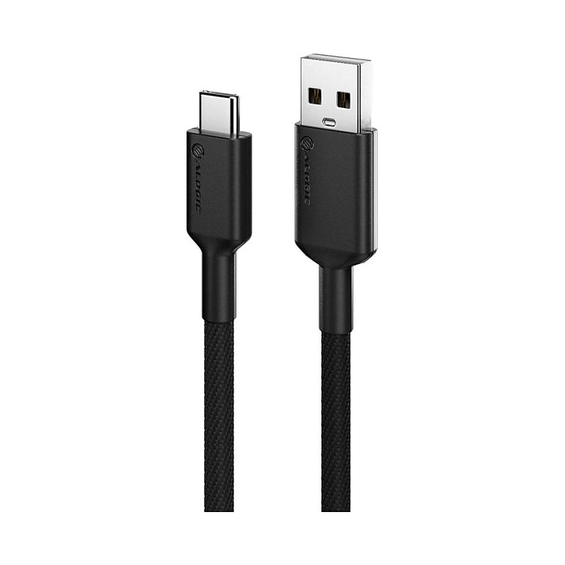 Alogic Elements Pro USB-A to USB-C 2.0 Cable, 1m Black (ELPCA201-BK) image 1