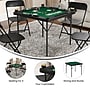 Flash Furniture Silas Folding Card Game Table, Black/Green (DADMJZ88BKGR)~#|#~105C1737-4EC7-4CF4-BE89B95FCB015584_sc7