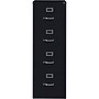 Lorell Commercial 4-Drawer Vertical File Cabinet, Legal Size, Lockable, 52"H x 18"W x 26.5"D, Black (LLR60198)~#|#~105D148F-CCBA-437E-B58B0165D8E83E30_sc7