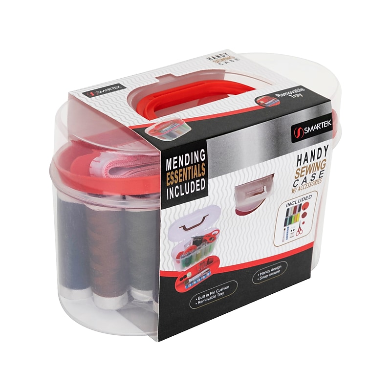 Smartek Handy Sewing Kit, Red (ST-124-R) image 1