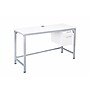 Boss Office Products Simple System 60"W Desk with 1-Pedestal, White (SGSD032-101-WT)~#|#~10623220-E7DC-469D-81F372A1D88E33C8_sc7