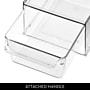 iDESIGN Small Stackable Plastic Storage Bin, Clear (40059)~#|#~10646AC6-DF4A-4F82-9B6A5956BED70D6E_sc7