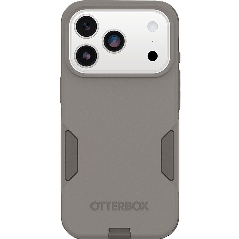 OtterBox Commuter MagSafe Phone Case for Apple iPhone 17 Pro, Shock Absorbing, Grey (77-98336) image 1