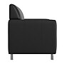Flash Furniture Agent LeatherSoft Reception Loveseat, Black/Chrome Legs (BT827U2BKCHR)~#|#~1066F79A-85DC-4CE6-94264D1E3ACEC38B_sc7