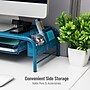Mind Reader Monitor Stand with Paper Tray, Metal, Turquoise (MESHMONSTA-TUR)~#|#~1066FE96-CD8B-4062-AAB84B2997A30636_sc7