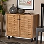 Baxton Studio Winda Shoe Cabinet, Oak Brown and Black (189-11987-HiT)~#|#~106AE981-1728-4303-8A0E386E141B2542_sc7